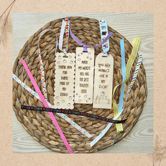 Educators|Teacher's Aide | Lunch Staff | Principal | Bus Aide| Wooden Bookmark