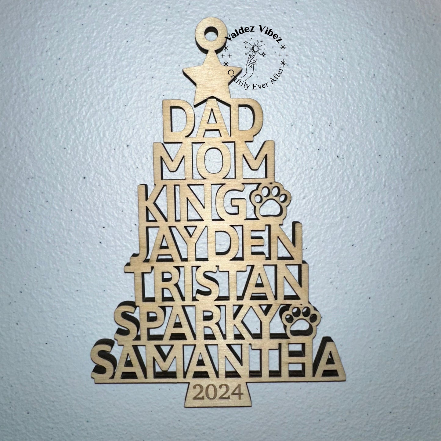 Personalized Paint Your Own Tree Ornament