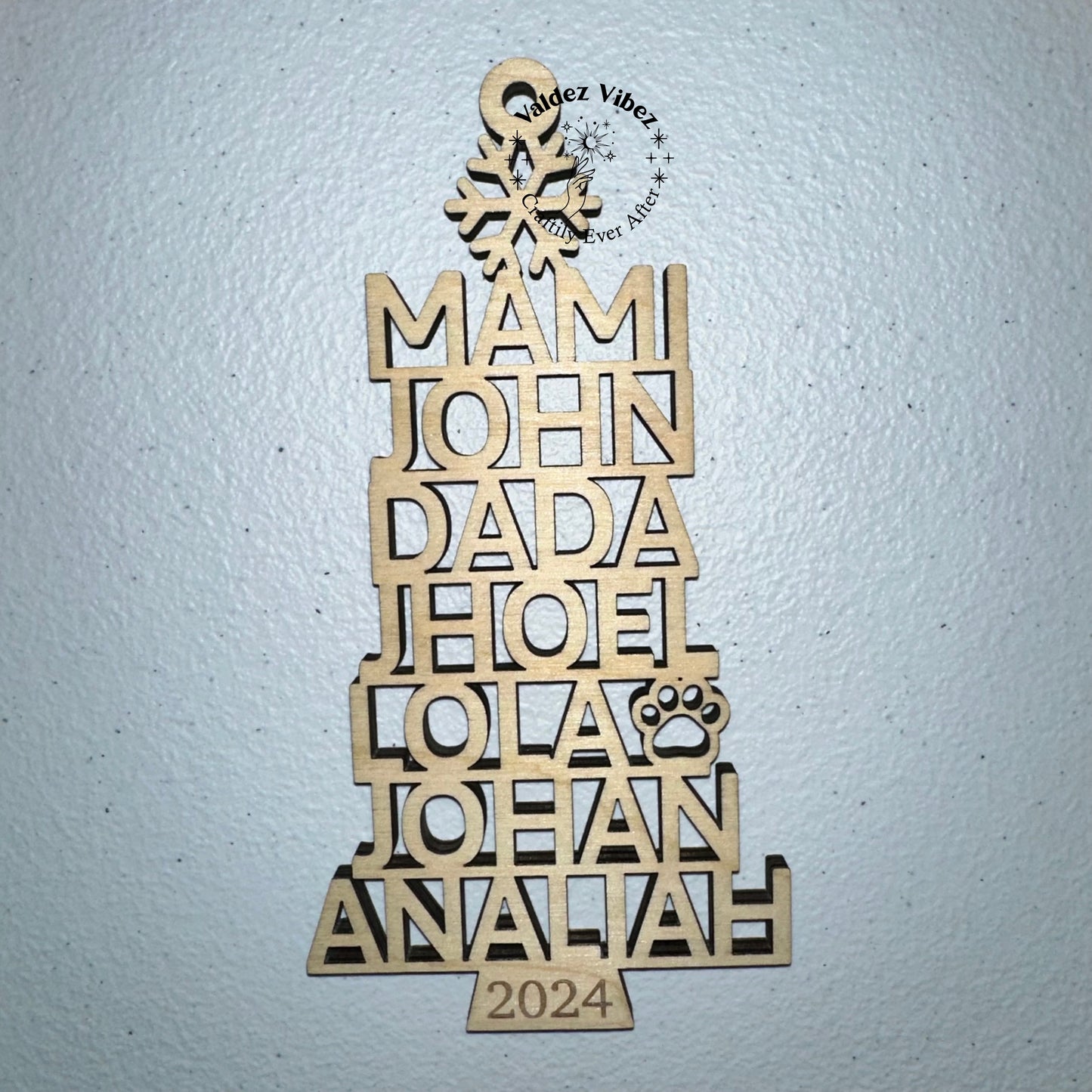 Personalized Paint Your Own Tree Ornament