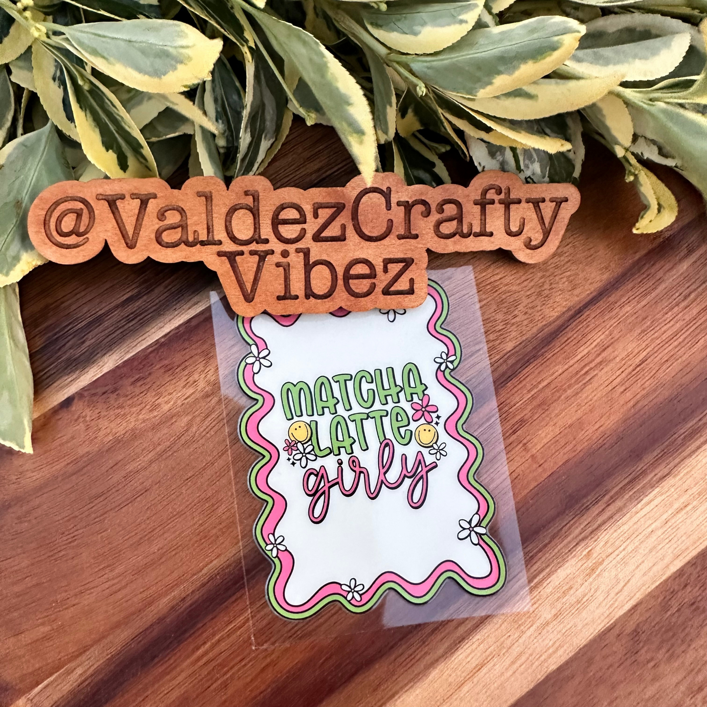 Matcha Latte Girly Personalized Cup| 16oz Glass Cup | Perfect Gift For Any Occasion