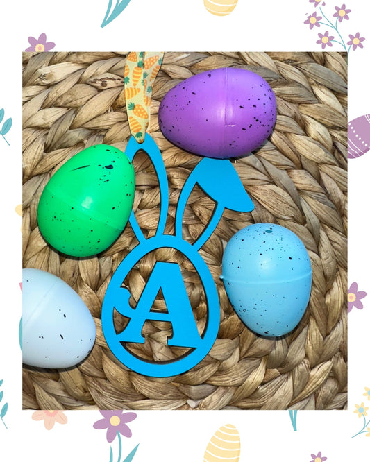 Personalized Initial Easter Basket tag