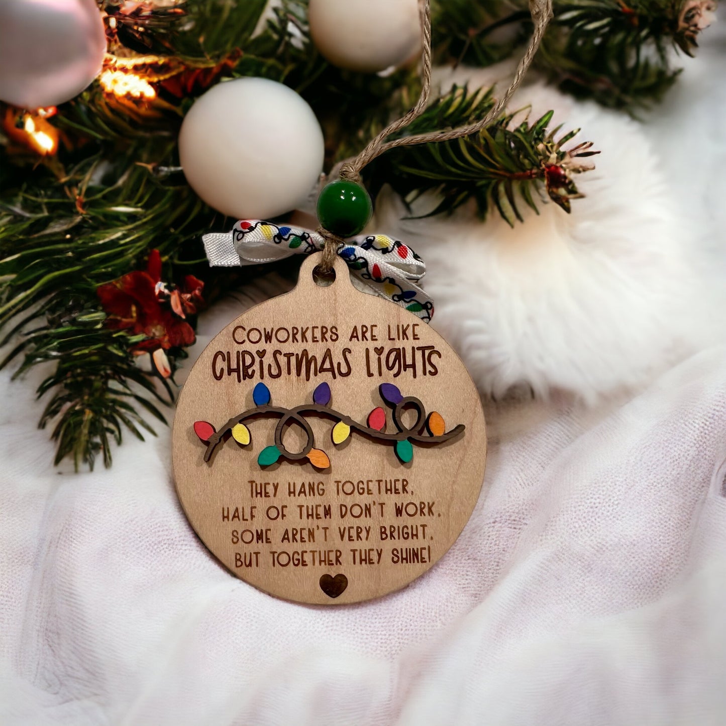 According to my poll this is HILARIOUS 😆 Add a touch of humor to your workspace with this hilarious work-themed ornament. This hand painted ornament is appropriately 3.5 inches Bead & ribbon may vary. If you have a preference please let me know. Packaged & ready to gift. Thank you for shopping with us.
