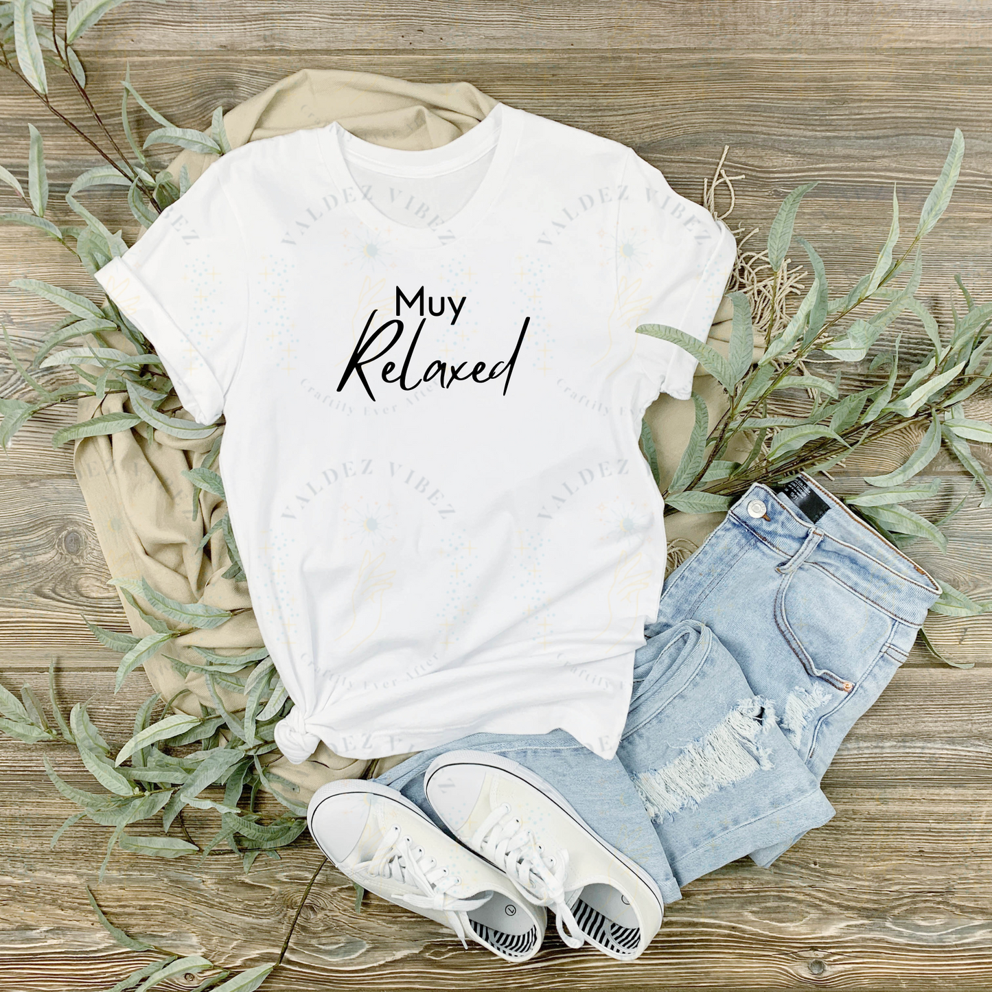 Muy Relaxed White T-shirt