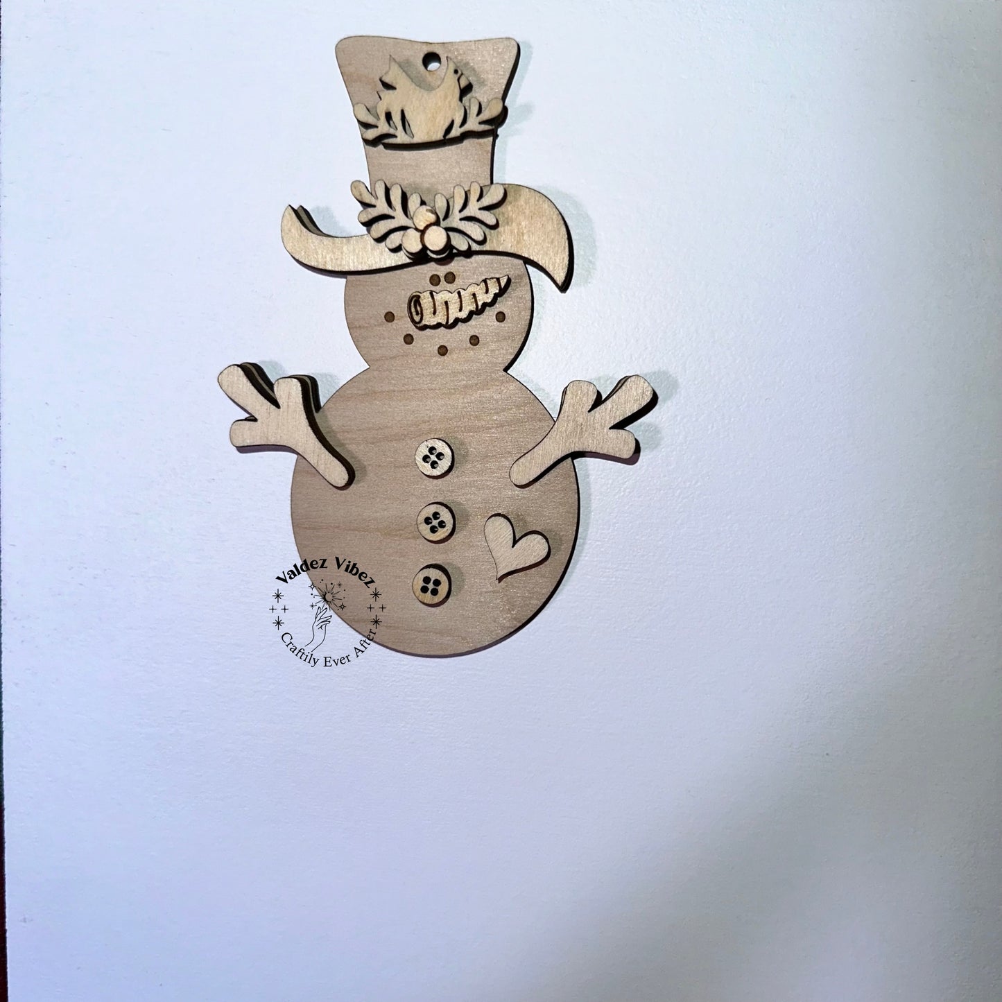 Hat Snowman Christmas Ornaments