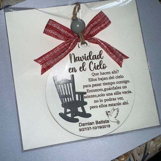 Personalized Memorial Ornament