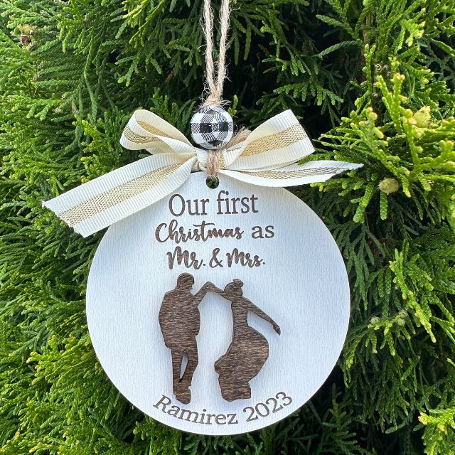 First Christmas Ornament-Newlyweds